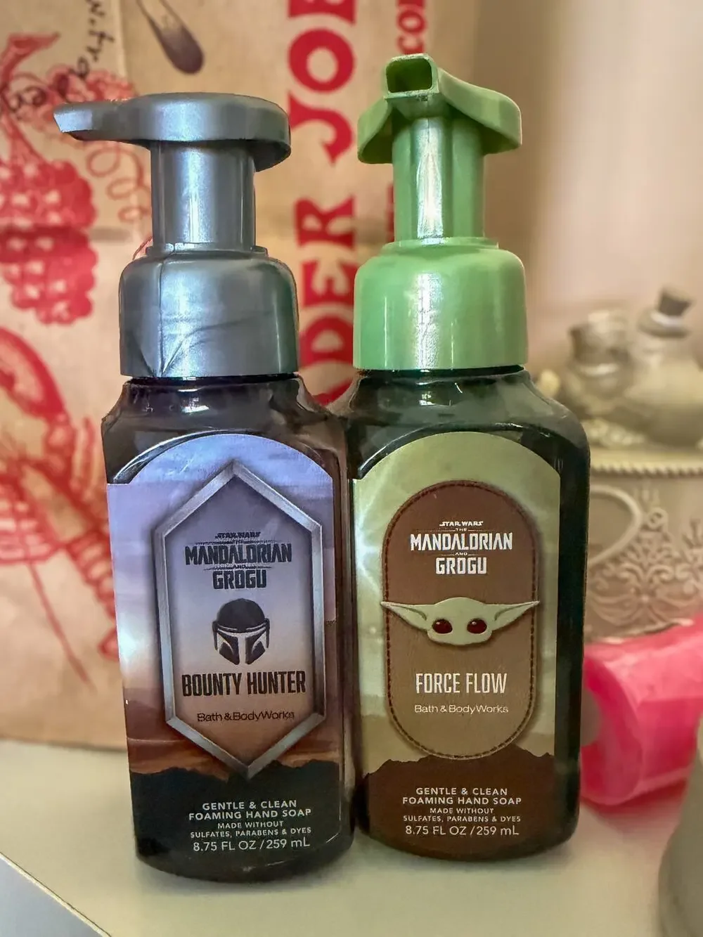 Star Wars The Mandalorian and Grogu Bundle of BBW Foaming Soap NEW